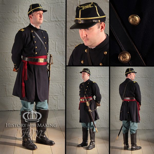 civil war uniform differences for union navy, army, and marine corps