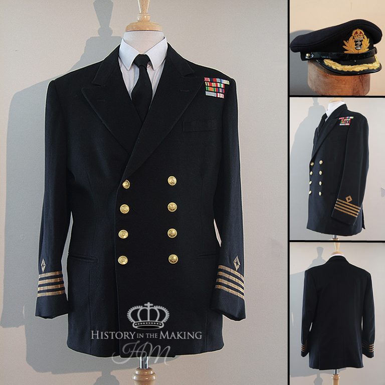 British Royal Navy Lieutenant- Blue Service dress uniform- 1945 ...