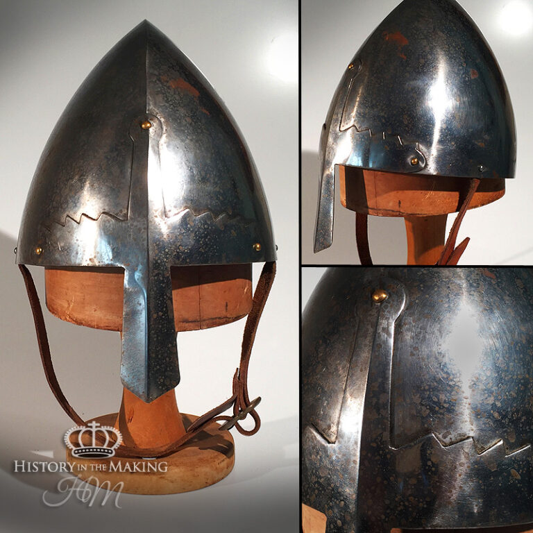 11C- King Harold Nasal Helm- Patina finish-01 - History in the Making