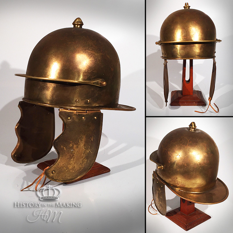 Roman Brass Coolus Helmet- 01 - History in the Making