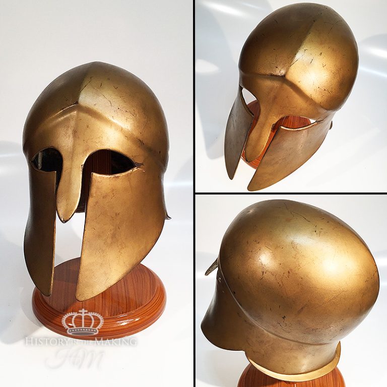 Ancient Greek Hoplite Helmet- GRP construction - History in the Making